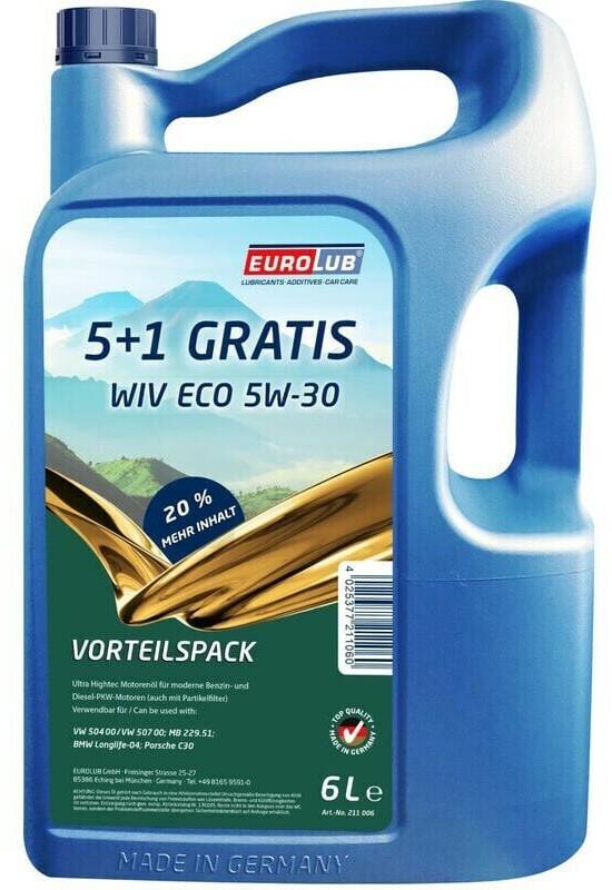 EuroLub WIV ECO 5W-306 L EuroLub WIV ECO 5W-30